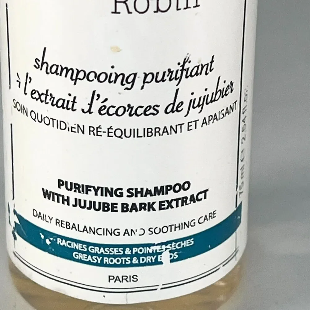 Christophe Robin Purifying Hair Shampoo Balancing Travel 2.54 fl oz 75ml New